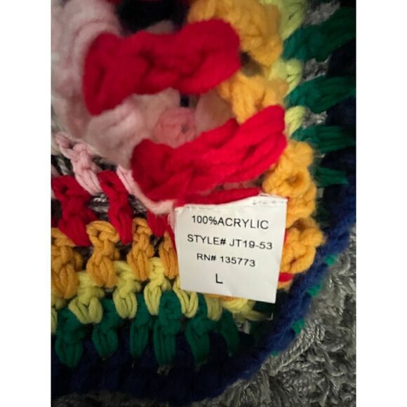 DARAH DAHL Rainbow Loose Knit Sweater - Picture 8 of 10